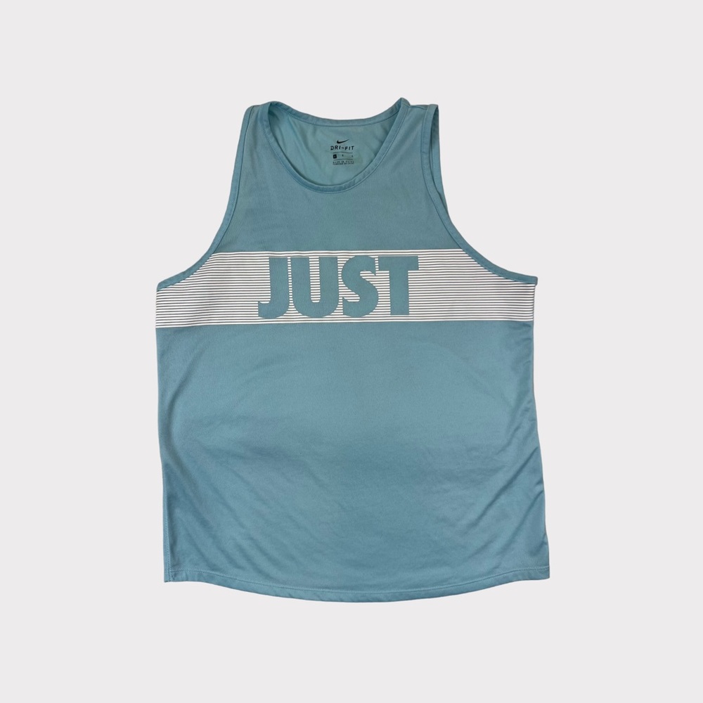 Nike Dri-Fit Light Blue Sleeveless Tank - Size Large